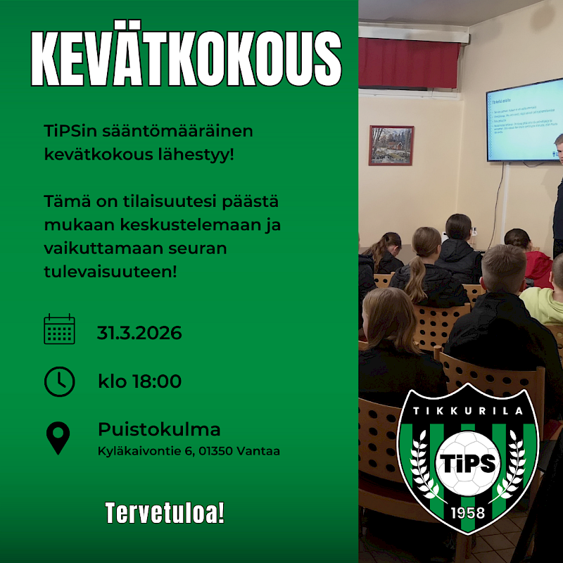 Kevätkokous 2026