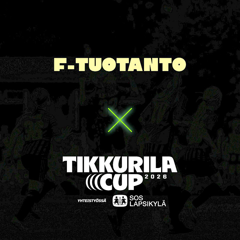 F-tuotanto Tikkurila Cupin yhteistyökumppaniksi