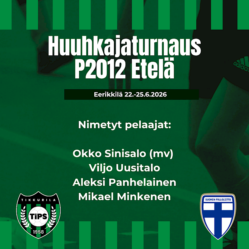 Huuhkajaturnaukseen valitut pelaajat