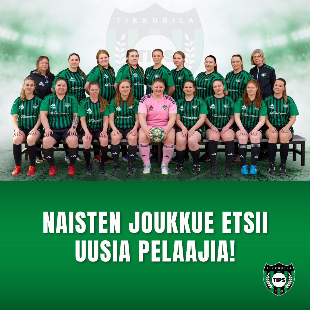 Naisten joukkue etsii uusia pelaajia