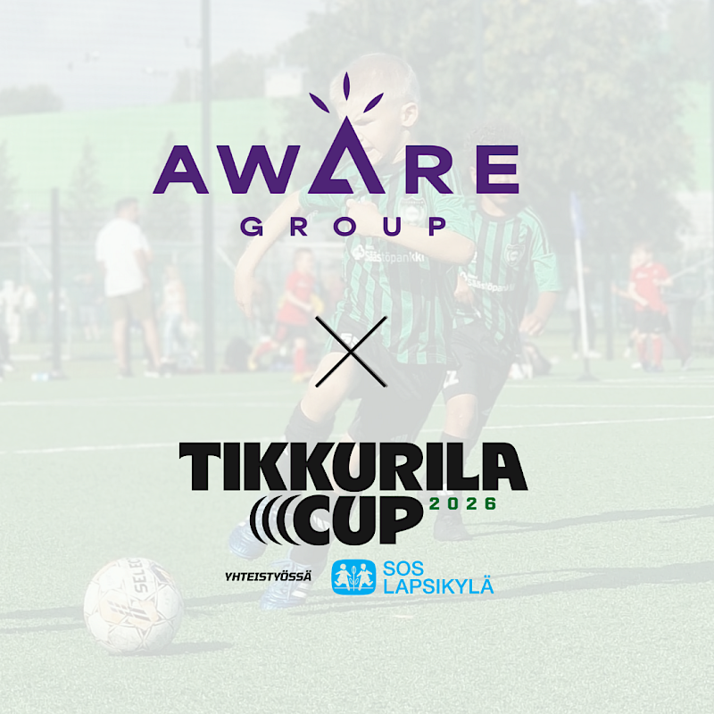 Aware Group Tikkurila Cupin yhteistyökumppaniksi