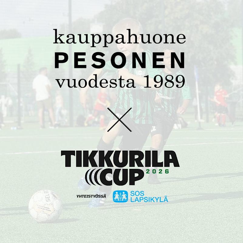 Kauppahuone Pesonen Tikkurila Cupin yhteistyökumppaniksi