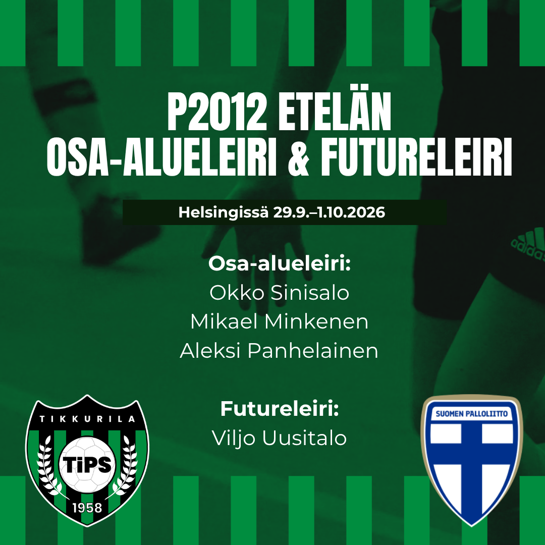 Osa-alueleirille ja Futureleirille nimetyt pelaajat