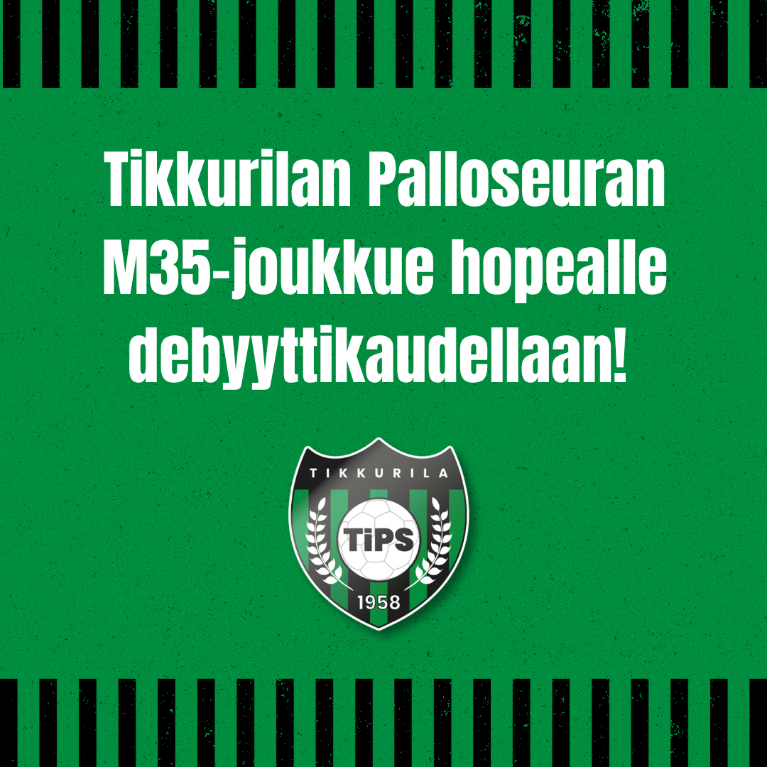 M35-joukkue hopealle debyyttikaudellaan